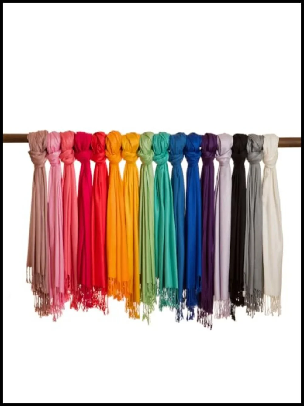 Silky Pashmina Shawl Wrap for Wedding Bridal Scarf